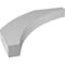 Ekena Millwork 3 1/2-in. W x 30-in. D x 30-in. H Thorton Architectural Grade PVC Knee Brace BRCP035X30X30THR - alternate 4